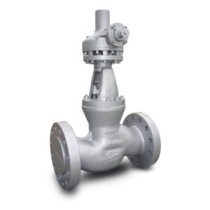 شیر سوزنی (گلوب ولو)کلاس 900 فلنجدار فولادی A216 WCB