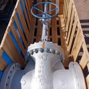 گیت ولو (شیر فلکه کشویی) کلاس 300 فلنجدار فولادی A216 WCB