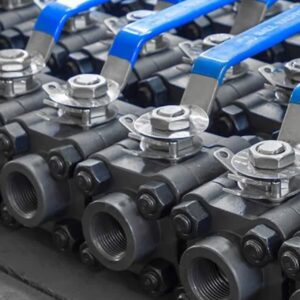 بال ولو کلاس 1500 فولادی A105 N ساکت و دنده ای