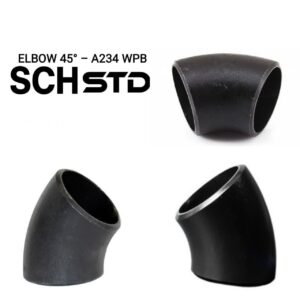 زانو مانیسمان فولادی رده STD جوشی 45 درجه A234  WPB