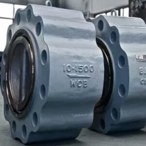 شیر خودکار بین فلنجی (دبل پلیت)کلاس 1500 فولادی A216 WCB