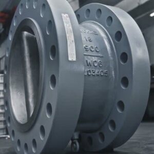 شیر خودکار بین فلنجی (دبل پلیت)کلاس 900 فولادی A216 WCB