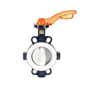 شیر پروانه ای چدنی ویفری تمام تفلون کلاس PN16-150